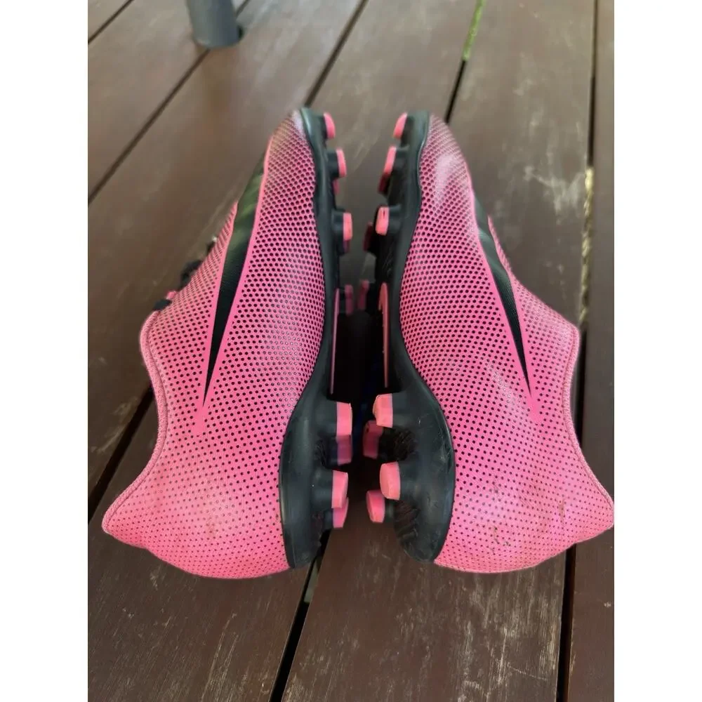Nike Jr Bravata II FG Youth Soccer Cleats Pink Black 844442-600 Size 2Y